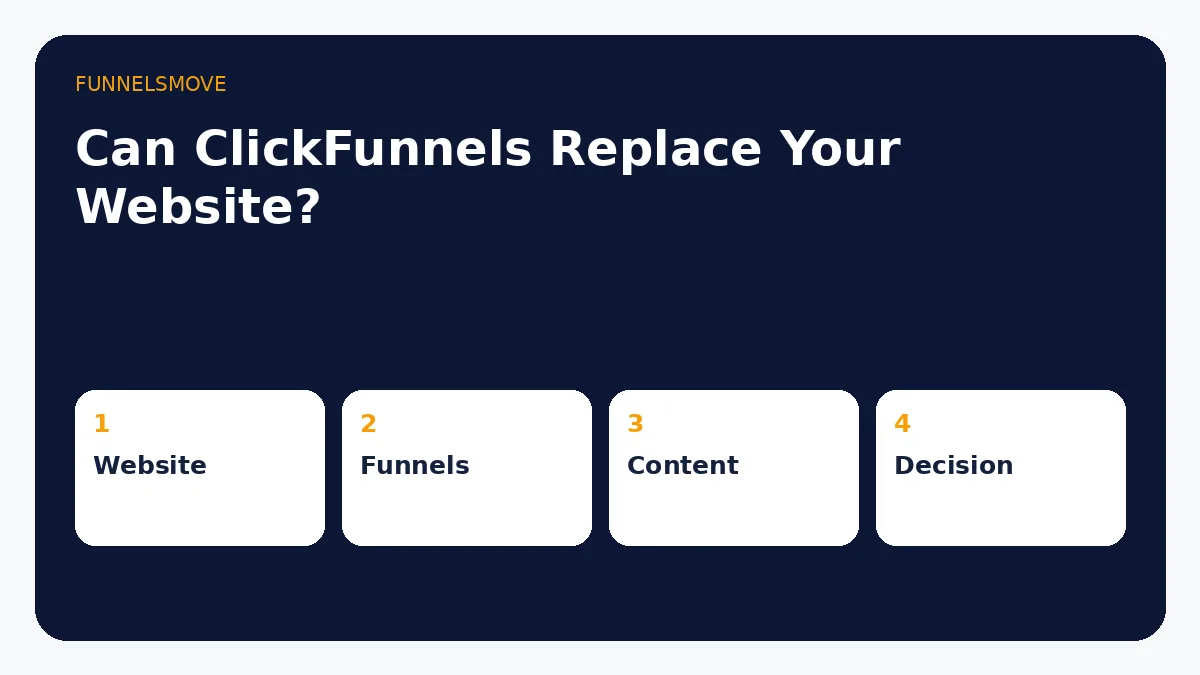 Can ClickFunnels Replace Your Website? visual framework