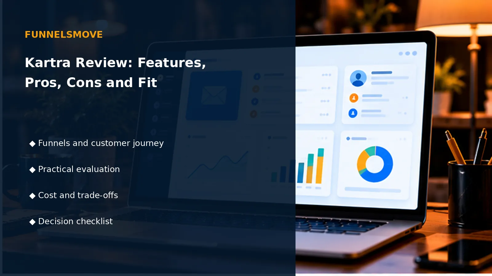 Kartra Review: Features, Pros, Cons and Fit workspace illustration