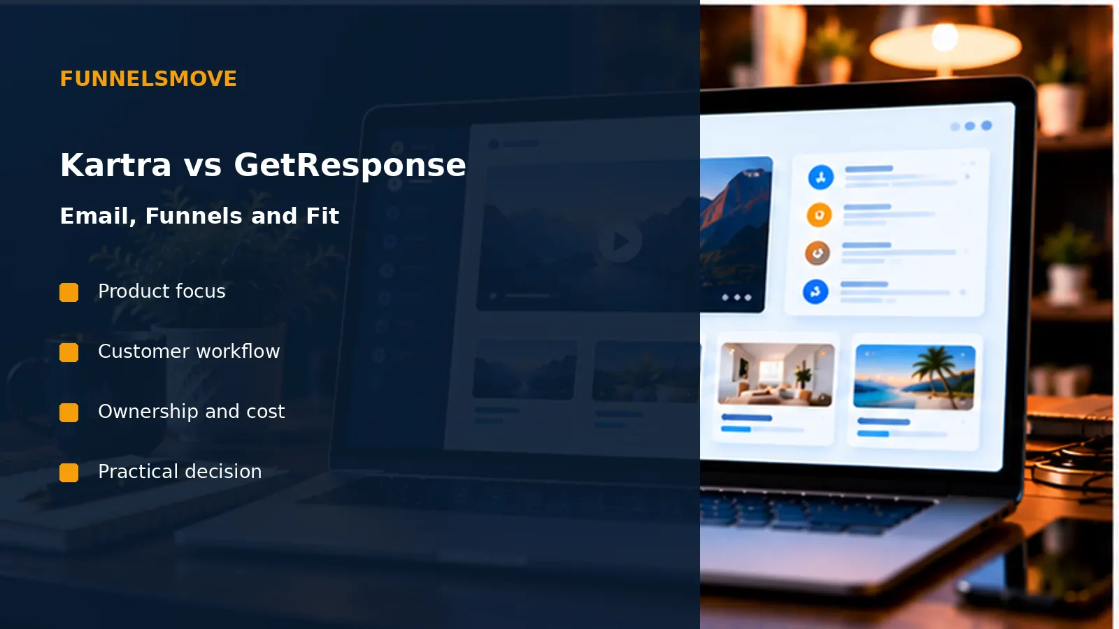 Kartra vs GetResponse: Email, Funnels and Fit editorial illustration