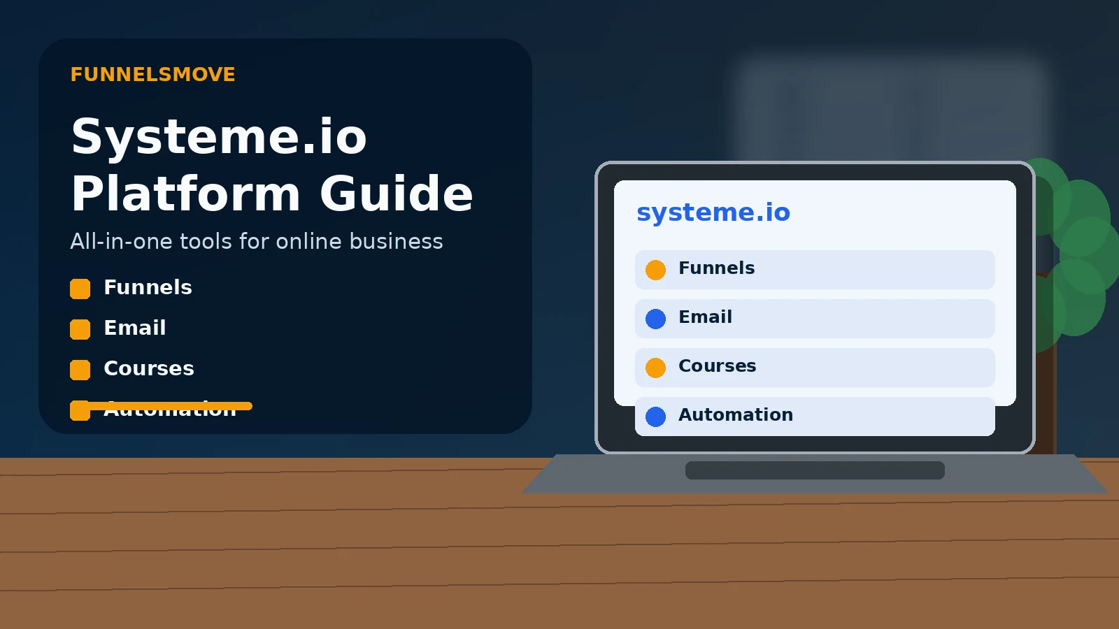 Systeme.io Platform Guide with funnels, email, courses and automation